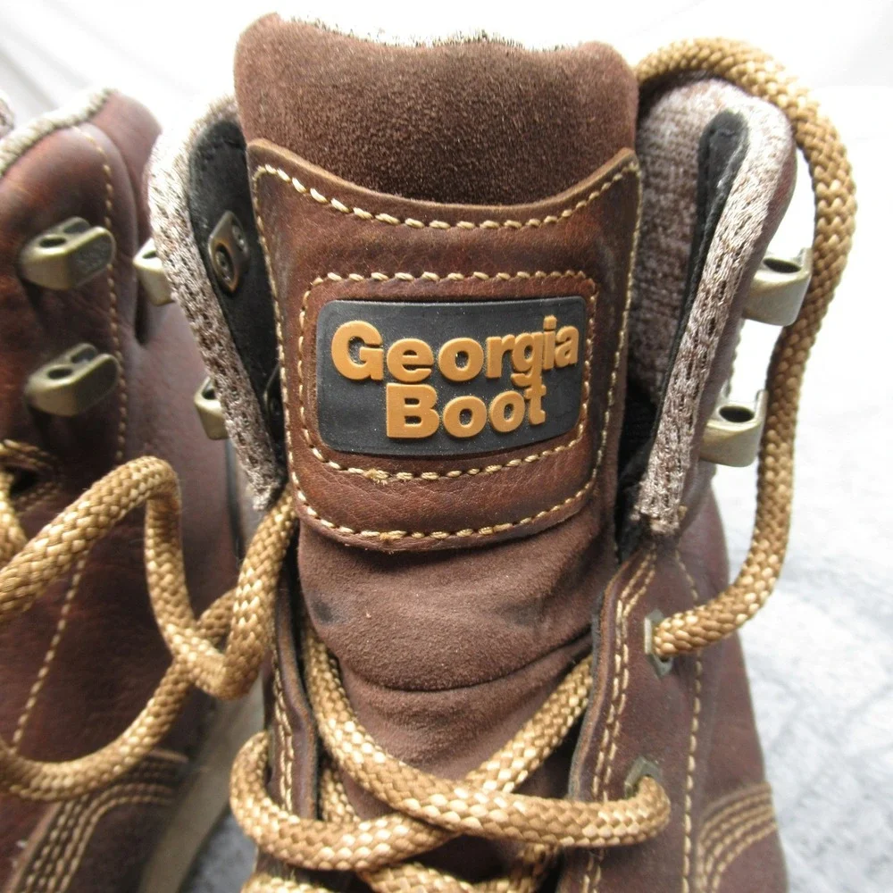 Georgia Boot Men 12M Boots Brown 6